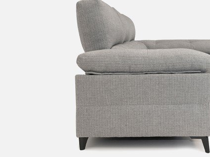 Canapé droit coulissant design moderne | Confort réglable et assises extensibles