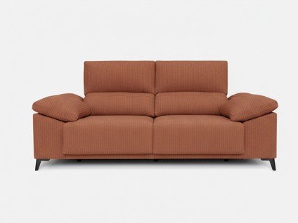 Canapé droit coulissant design moderne | Confort réglable et assises extensibles
