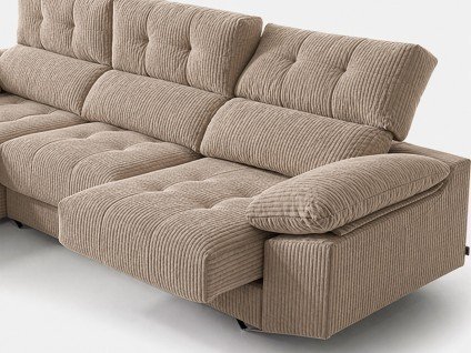 Canapé coulissant design tissu sur mesure