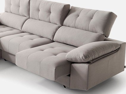 Canapé coulissant design tissu sur mesure