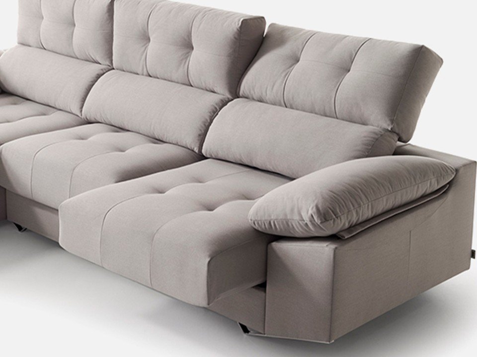 Canapé coulissant design tissu sur mesure