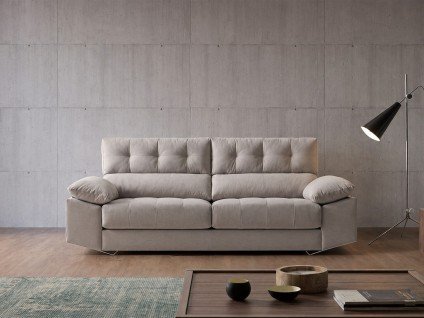Canapé coulissant design tissu sur mesure