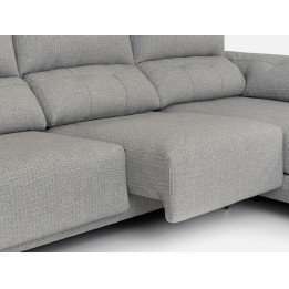 Canapé droit coulissant design moderne | Confort réglable et assises extensibles