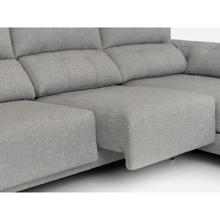 Canapé droit coulissant design moderne | Confort réglable et assises extensibles