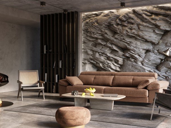Canapé alliant esthétique chaleureuse et confort modulable | Sofalia