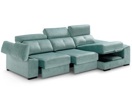 Canapé d'angle coulissant L295 cm | Sofalia