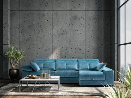 Canapé d'angle coulissant L295 cm | Sofalia