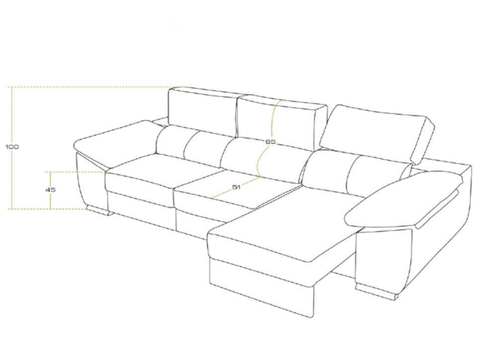 Canapé d’angle extra coulissant – Confort XXL | Sofalia