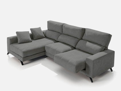Canapé d’angle coulissant moderne – Assise profonde et confortable