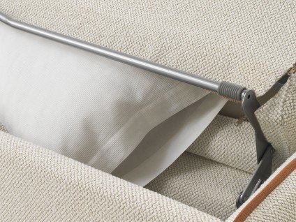 Canapé-lit de grande élégance avec matelas 18 cm
