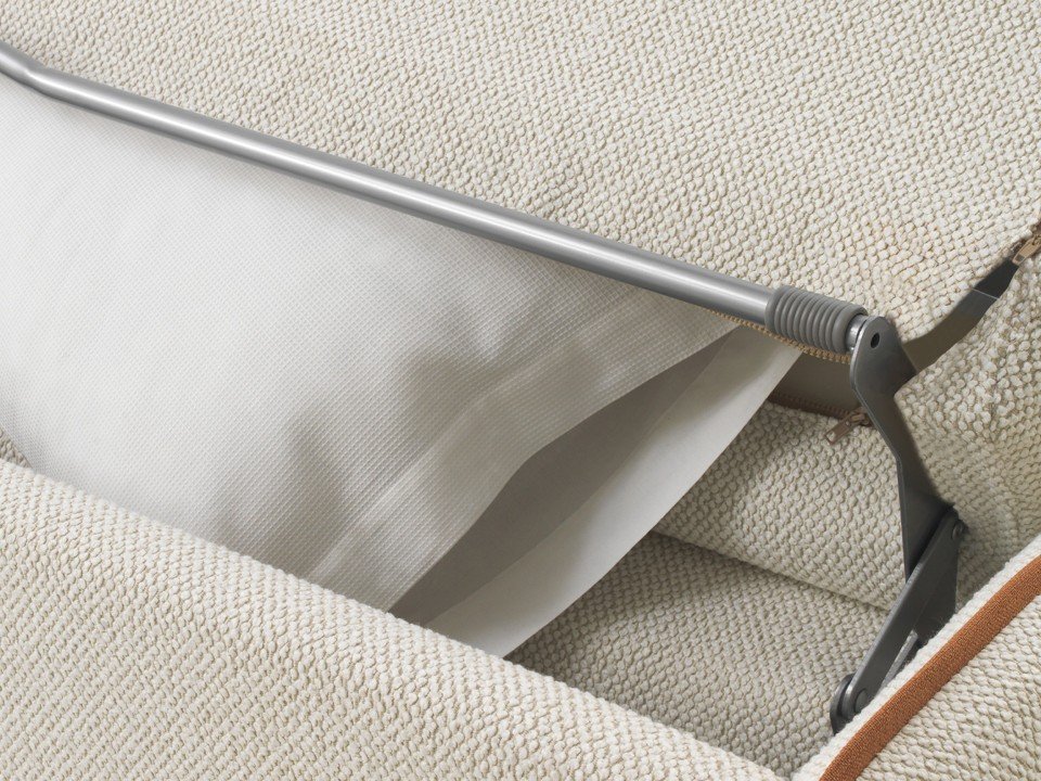 Canapé-lit de grande élégance avec matelas 18 cm