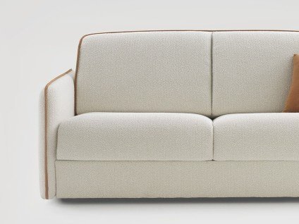 Canapé-lit de grande élégance avec matelas 18 cm
