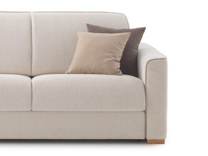 Canapé-lit de grande élégance avec matelas 18 cm
