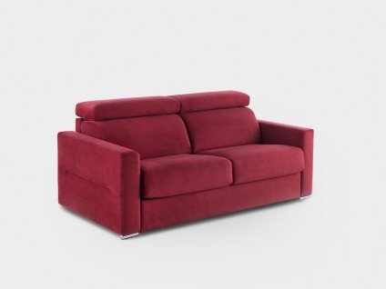 Canapé convertible avec têtières réglables