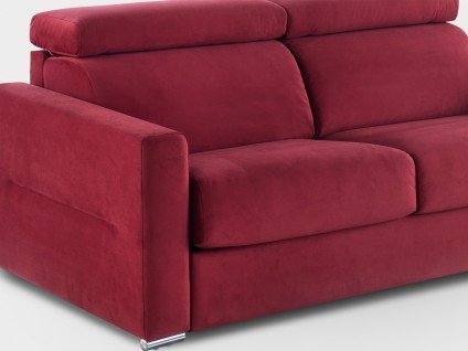 Canapé convertible avec têtières réglables
