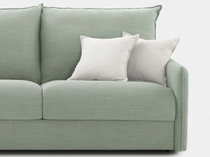 Un canapé convertible de grande élégance avec un matelas de 18 cm