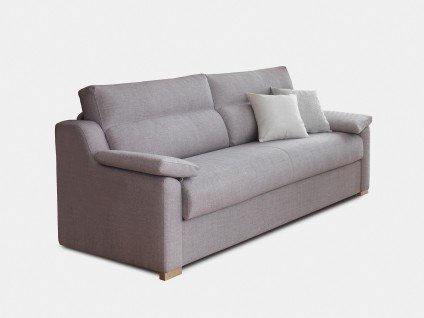 Canapé convertible à ouverture horizontale pour gagner de l'espace