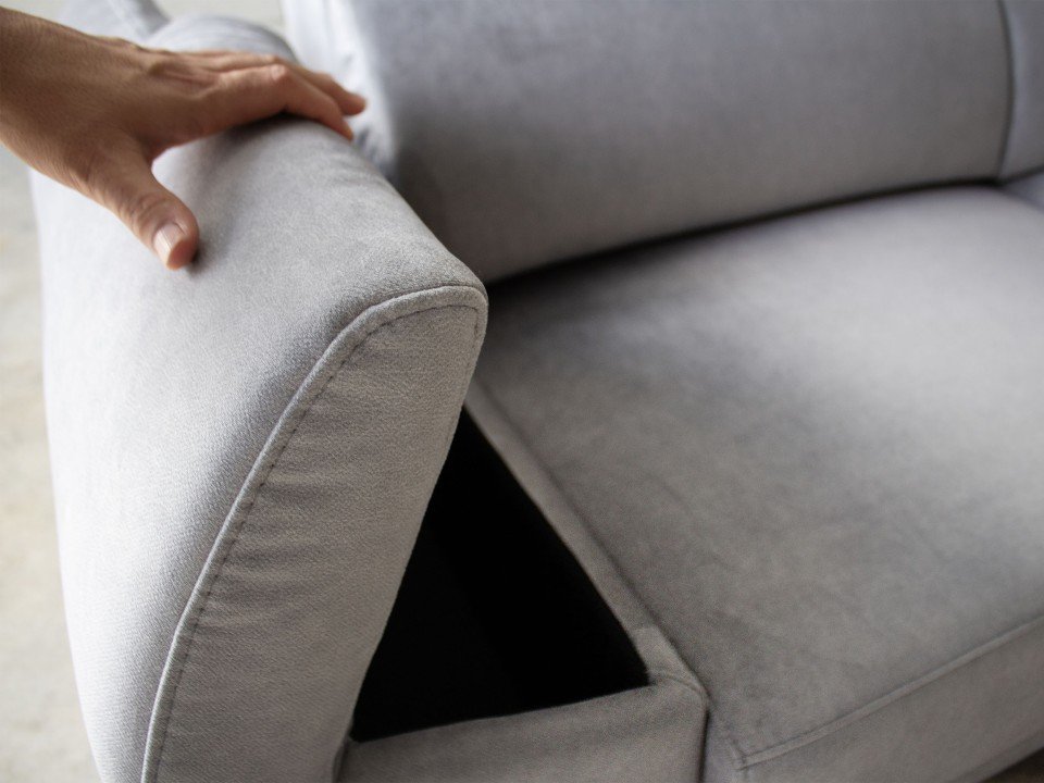 Le confort absolu du canapé Luxembourg extra coulissant avec mousse Flexsoft | Sofalia