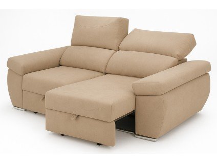 Canapé 2 places extra coulissant – Accoudoirs galbés | Confort & Design