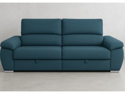 Canapé 2 places extra coulissant – Accoudoirs galbés | Confort & Design