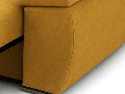 Canapé 2 places extra coulissant – Accoudoirs galbés | Confort & Design