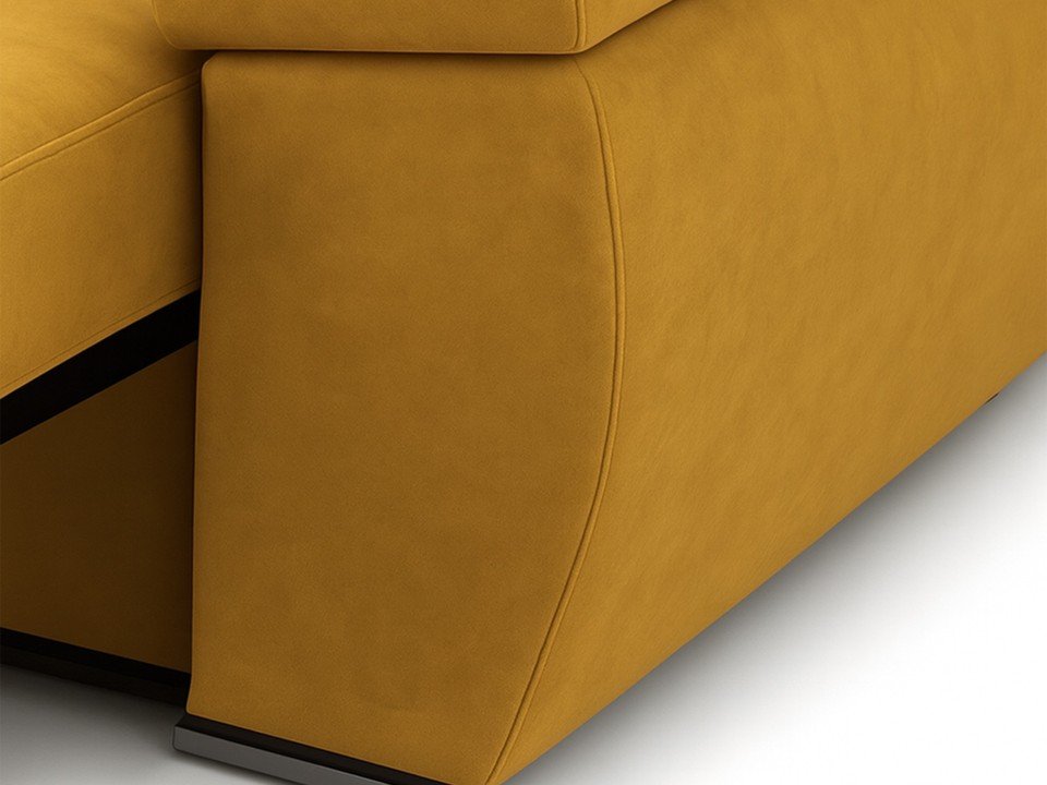 Canapé 2 places extra coulissant – Accoudoirs galbés | Confort & Design