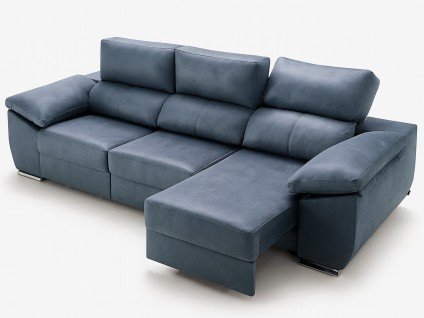 Canapé mousse ergonomique 35kg et 3 assises extra-coulissantes