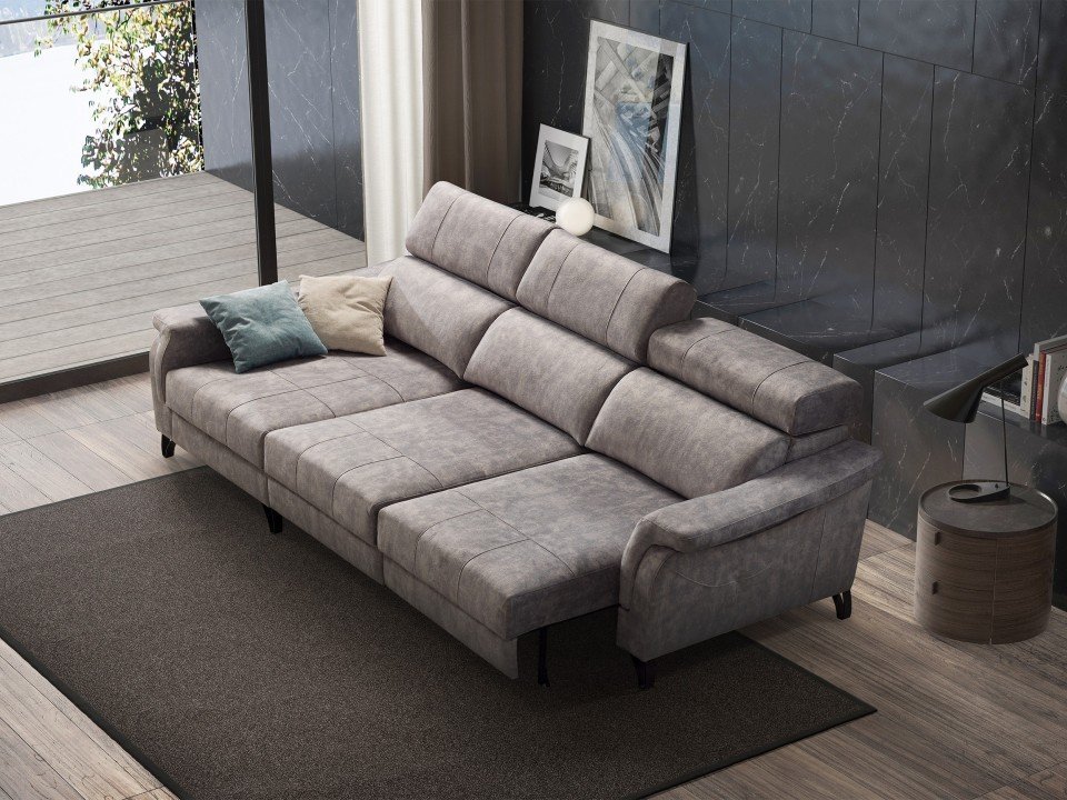 Canapé droit extra coulissant ultra confortable