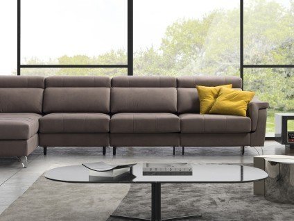 Canapé droit extra coulissant ultra confortable