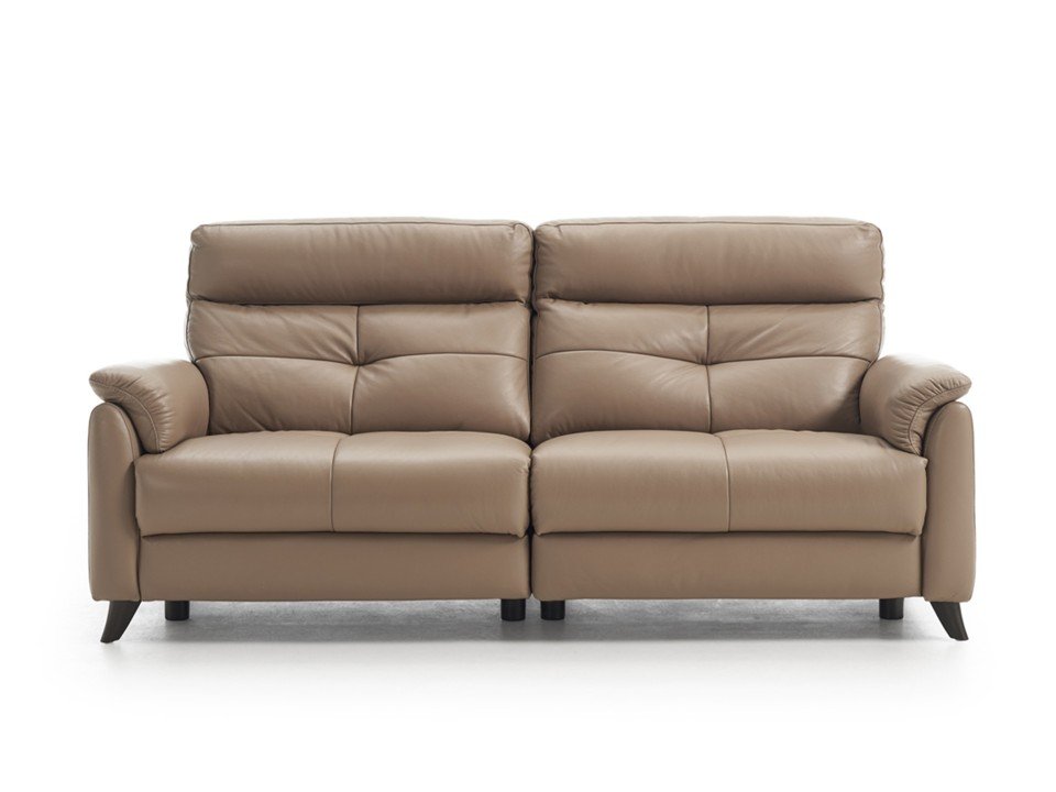 Canapé relax électrique avec finition capitonnée