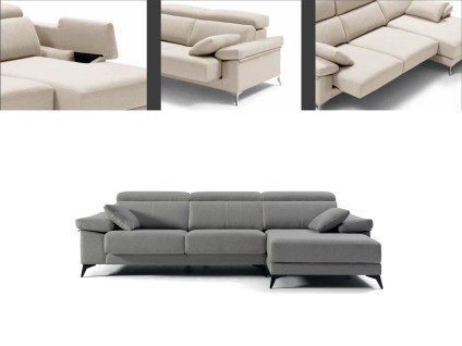 Canapé coulissant contemporain – Assise profonde et finitions soignées | Sofalia