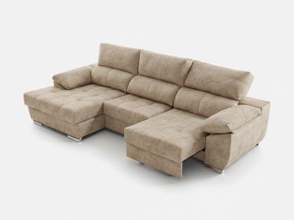 Canapé d’angle extra coulissant – Confort XXL | Sofalia