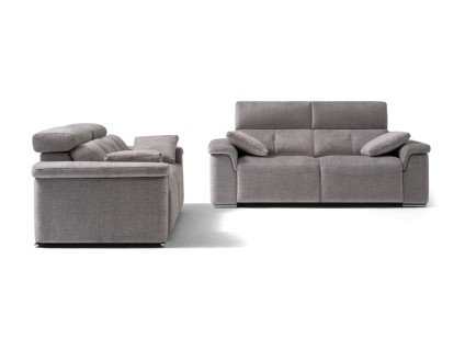 Canapé relax électrique confortable & design | Têtière inclinable