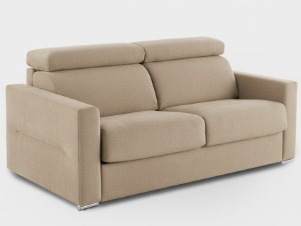 Canapé convertible avec têtières réglables