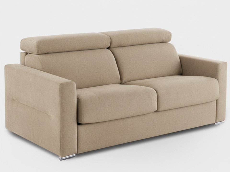 Canapé convertible avec têtières réglables
